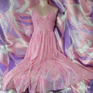 Blackmilk Medium Dress Sailor Moon Maxi Pink Sheer Summer Party Cosplay Prom Y2K